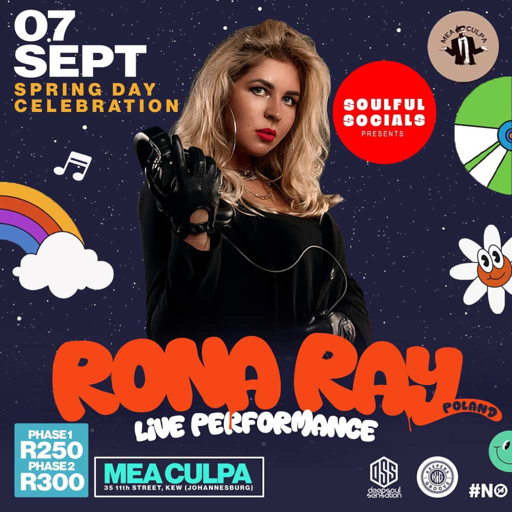 SOULFUL SOCIAL PRESENTS RONA RAY LIVE&nbsp;PERFORMANCE